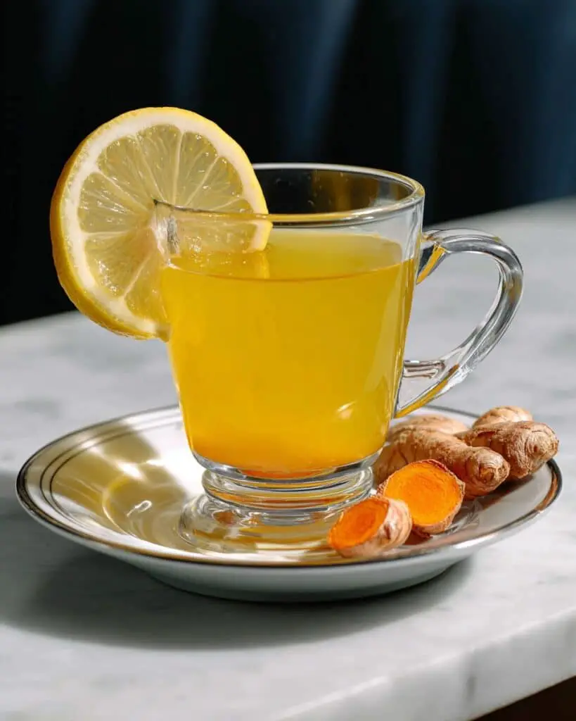 Turmeric Tea with Lemon and Honey Recipe