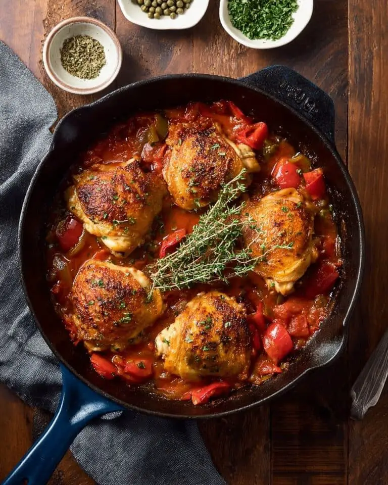 Easy Chicken Cacciatore Recipe