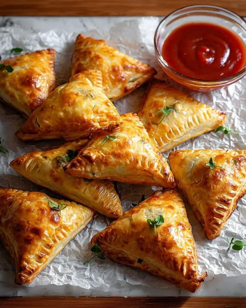 Easy Puff Pastry Vegetable Samosa Recipe