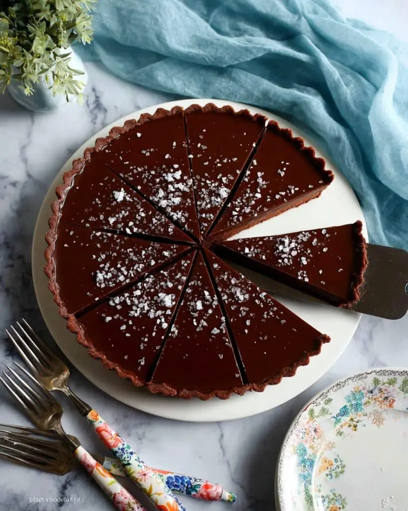 Chocolate Ganache Mascarpone Tart Recipe