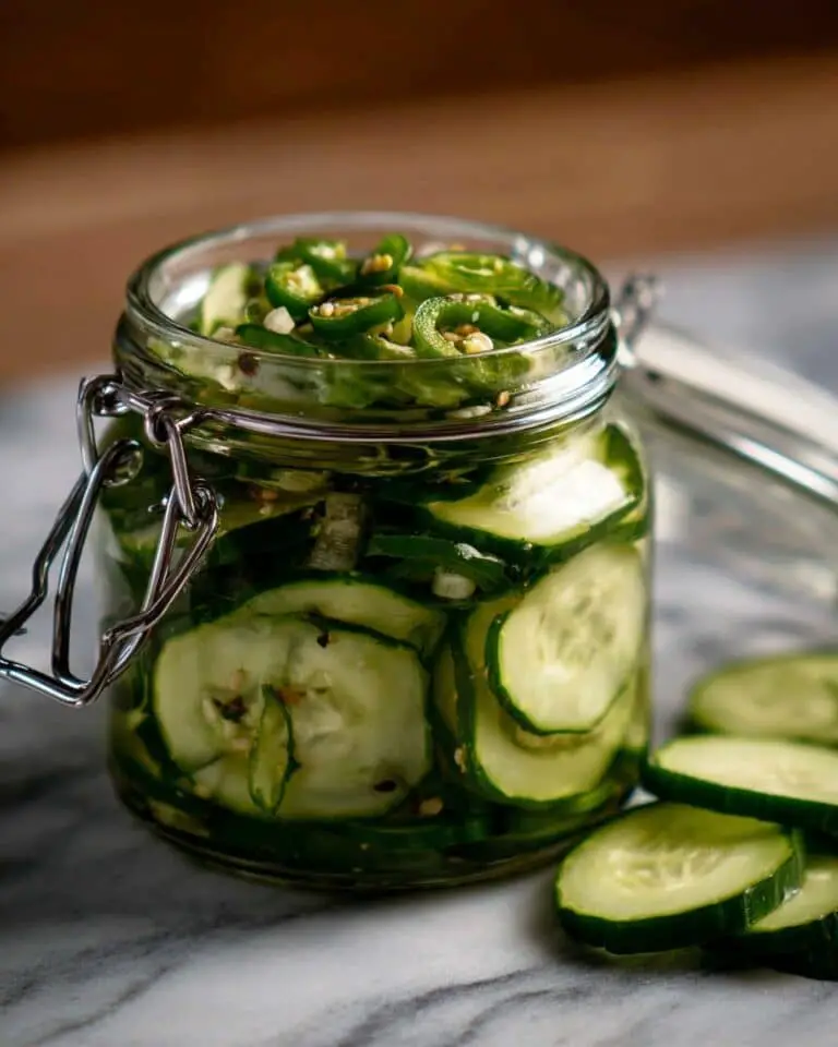 Mom’s Refrigerator Sweet Pickles Recipe