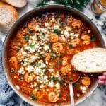 Greek Shrimp with Tomatoes and Feta (Garides Saganaki) Recipe