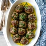 Greek Meatballs (Keftedes) with Herb Butter Recipe