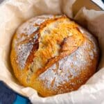 Dutch Oven No Knead Crusty Bread Recipe
