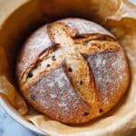 No Knead Cinnamon Raisin Bread (Dutch Oven) Recipe
