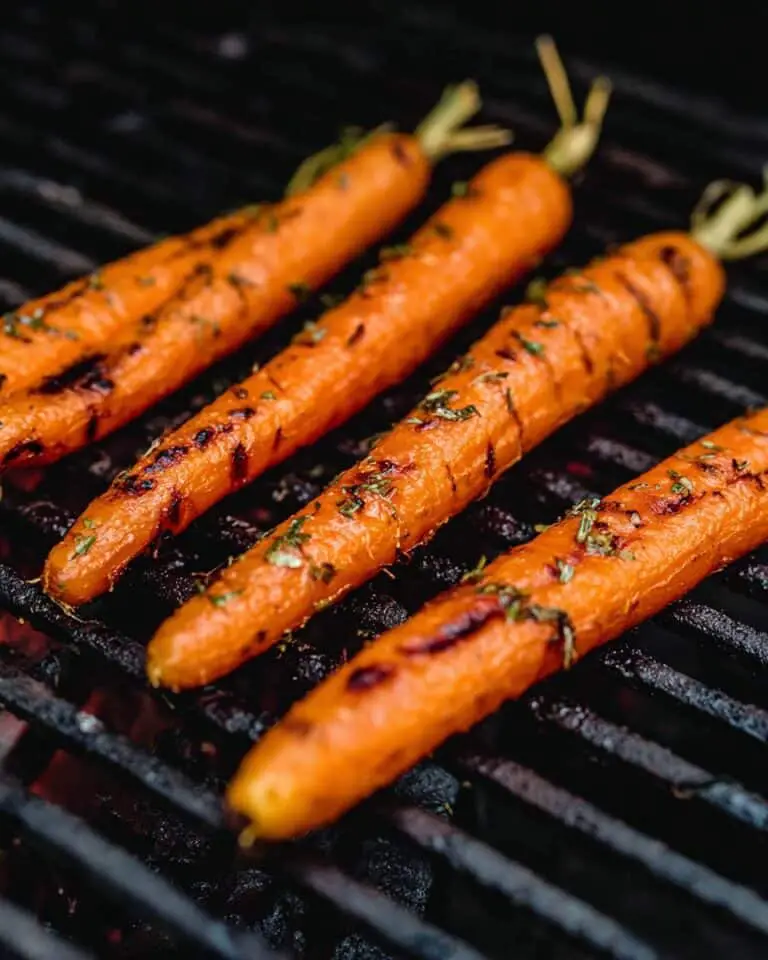 Grilled Carrots with Balsamic Rosemary Glaze Recipe