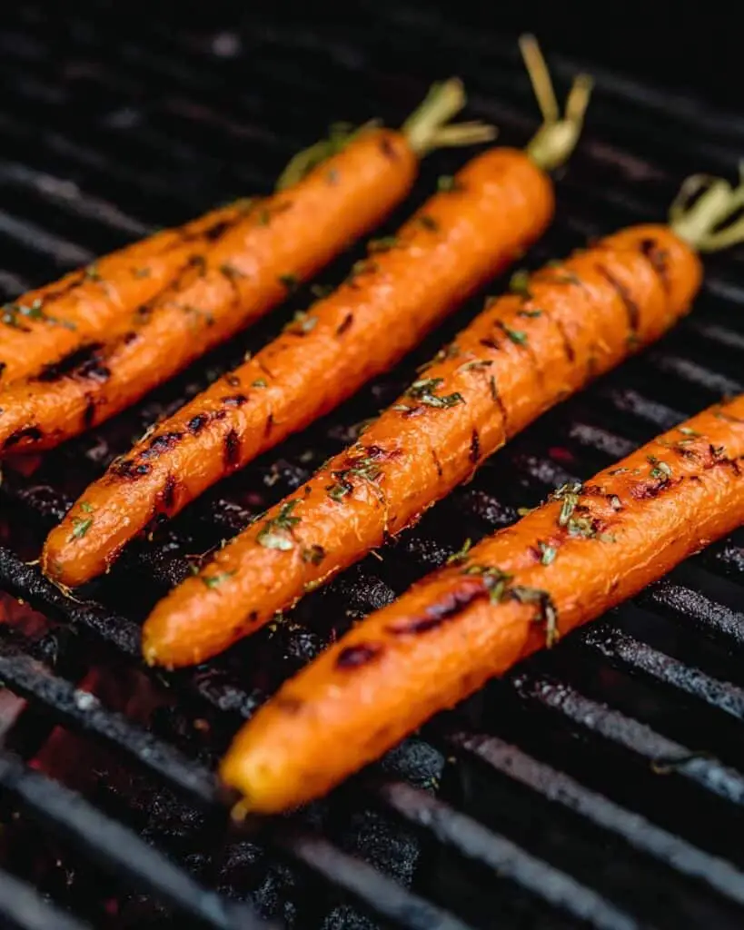 Grilled Carrots with Balsamic Rosemary Glaze Recipe
