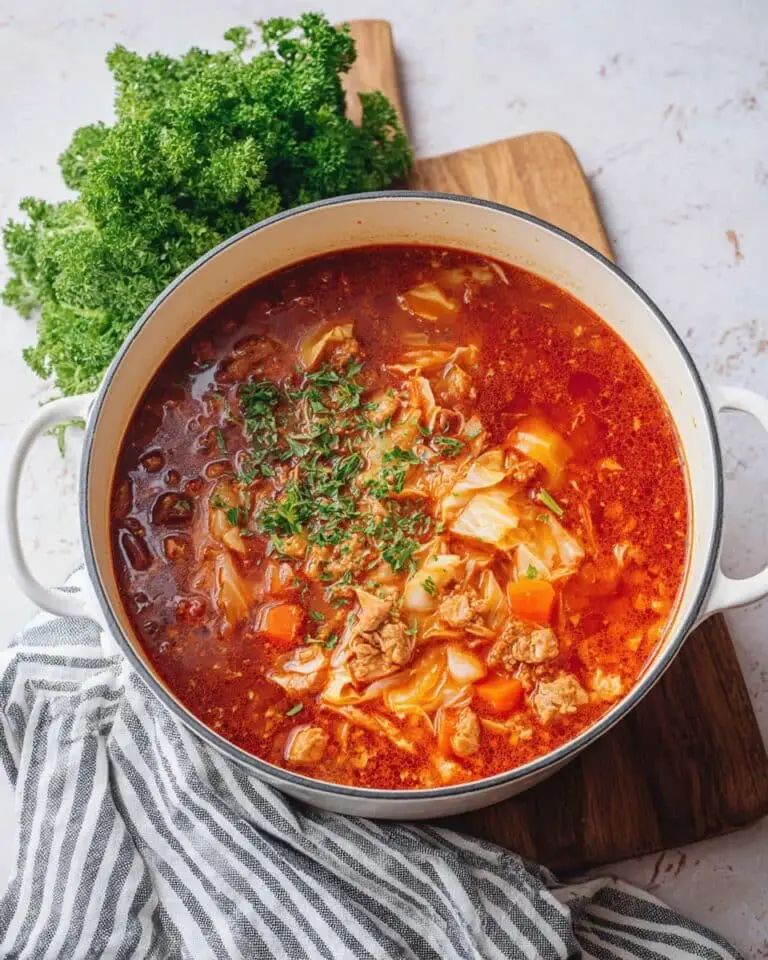 Stuffed Cabbage Soup (Stove or Pressure Cooker) Recipe