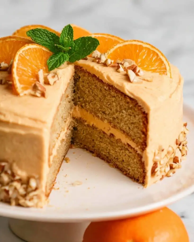 Almond Orange Cake with Cream Cheese Frosting (GF) Recipe