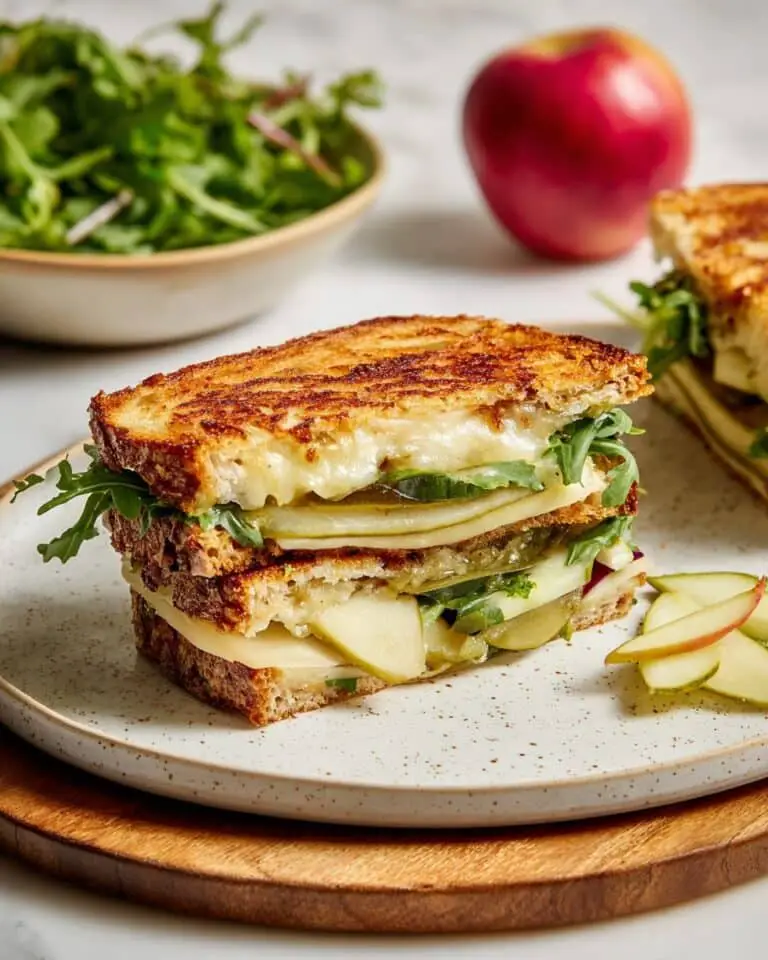 The Ultimate Spicy Cheddar & Apple Fall Veggie Sandwich Recipe