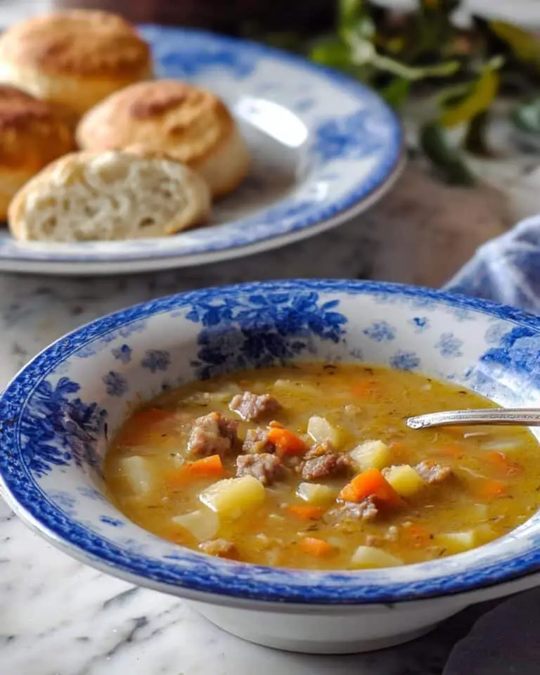 Leftover Roast Lamb and Winter Vegetable Soup Recipe