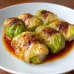 Cabbage Dumplings with Chicken and Vegetables Recipe