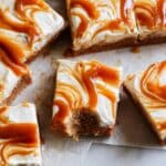 Salted Caramel Sheet Cake with Cream Cheese Frosting Recipe