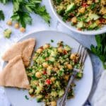 Quinoa Chickpea Tabbouleh Salad Recipe