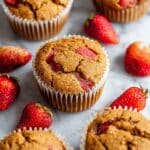 Strawberry Almond Flour Muffins Recipe