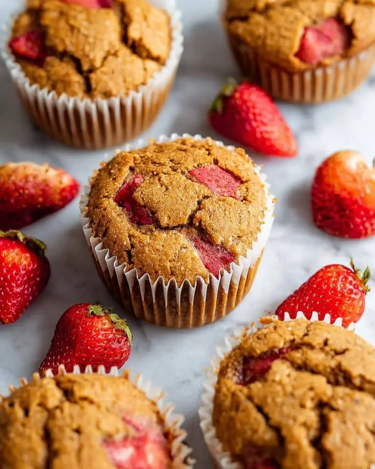 Strawberry Almond Flour Muffins Recipe
