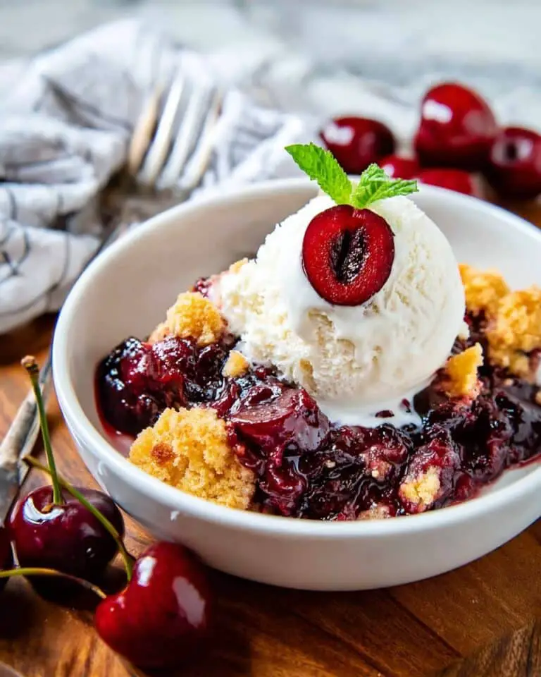 Fresh Cherry Cobbler Recipe