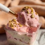 Pistachio Chia Pudding with Strawberry Yogurt Topping Recipe