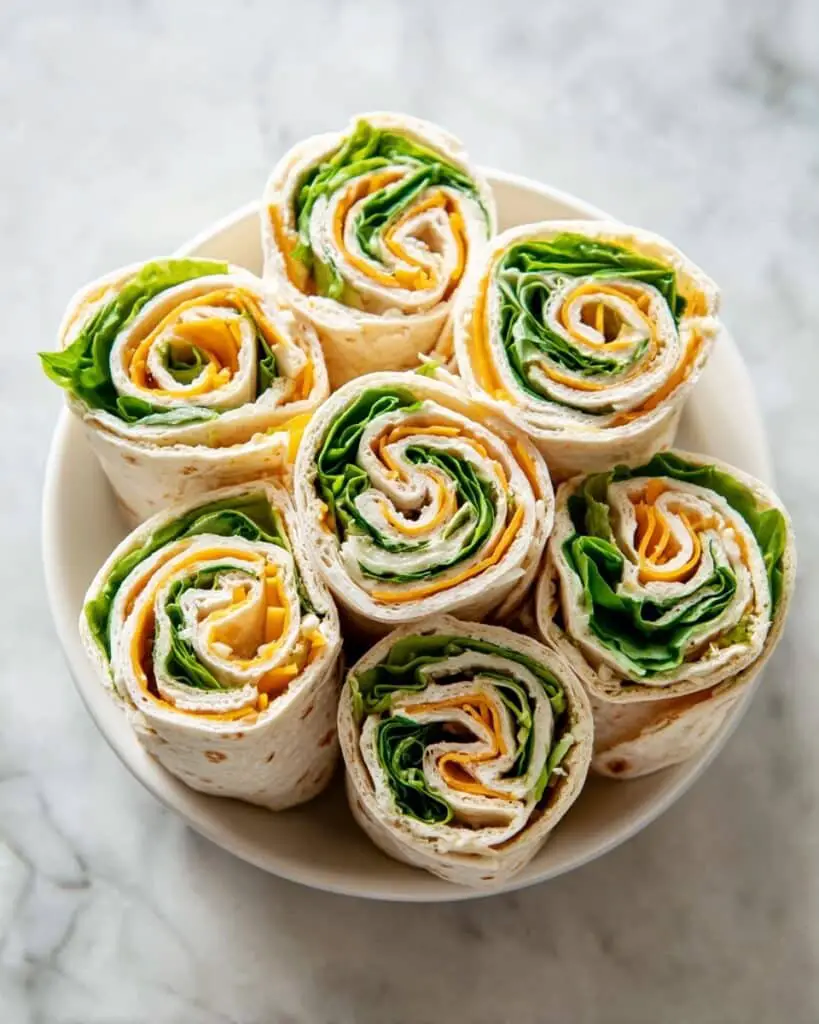 Turkey Pinwheel Sandwiches Recipe
