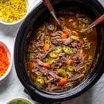 Slow Cooker Italian Beef Dip Sandwiches Recipe