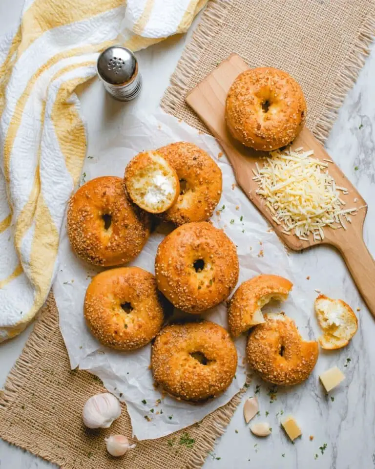 Cheddar Cheese Protein Bagels (No Yeast) Recipe