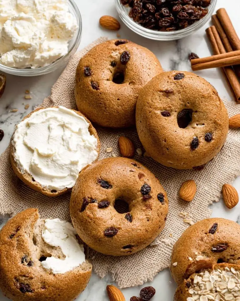 Gluten-Free Cinnamon Raisin Bagels (No Yeast) Recipe