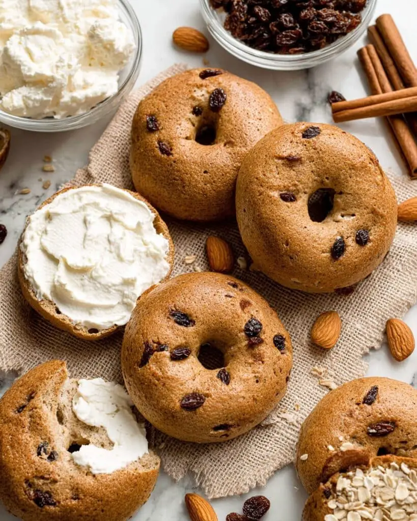 Gluten-Free Cinnamon Raisin Bagels (No Yeast) Recipe
