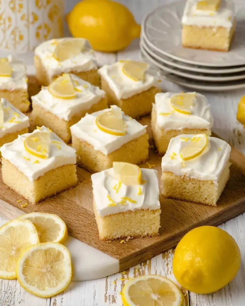 Easy Frosted Cassava Flour Lemon Cake with Lemon Curd Recipe
