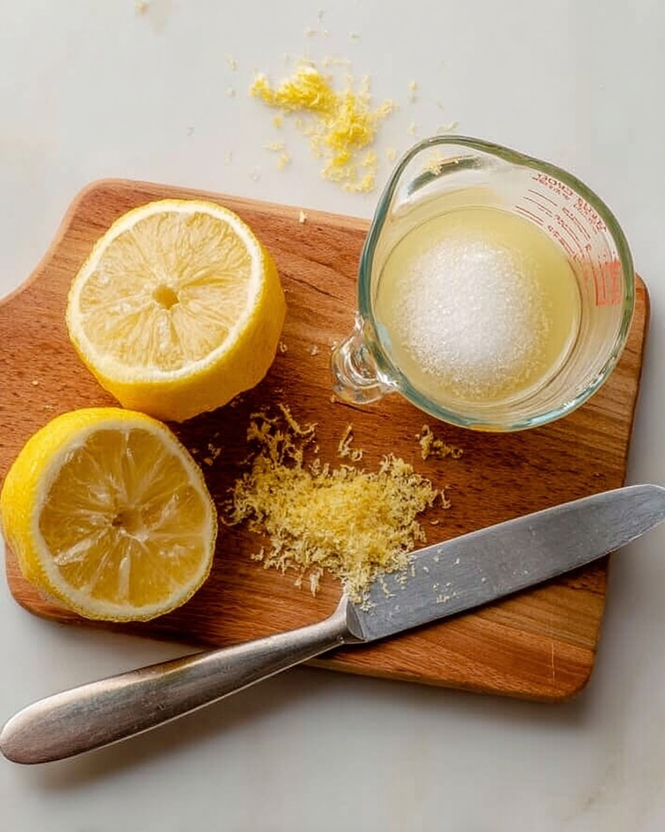 The image shows twelve square lemon cake pieces arranged on a wooden board, each with two layers: a moist yellow cake base and a thick, smooth white frosting on top. Each piece is decorated with a small lemon wedge and sprinkled with lemon zest. Around the cakes, there are several lemon slices and two whole lemons placed on a white marbled surface. In the background, there are stacked white plates with a piece of lemon cake on top. The scene is bright and fresh, with a rustic yet clean feel. Photo taken with an iphone --ar 4:5 --v 7