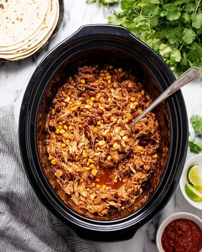 Slow Cooker Chicken Burritos with Rice Recipe