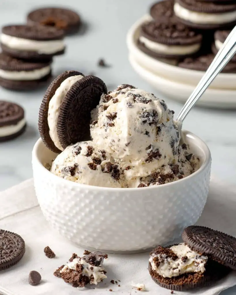 Best Cottage Cheese Cookies and Cream Ice Cream GF Recipe