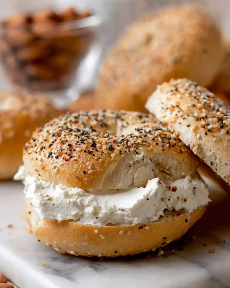 Low-Carb Greek Yogurt Bagels with Everything Bagel Seasoning Recipe