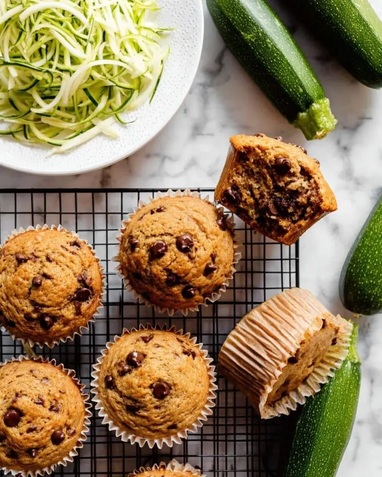 Zucchini Chocolate Chip Muffins (One-Bowl) Recipe
