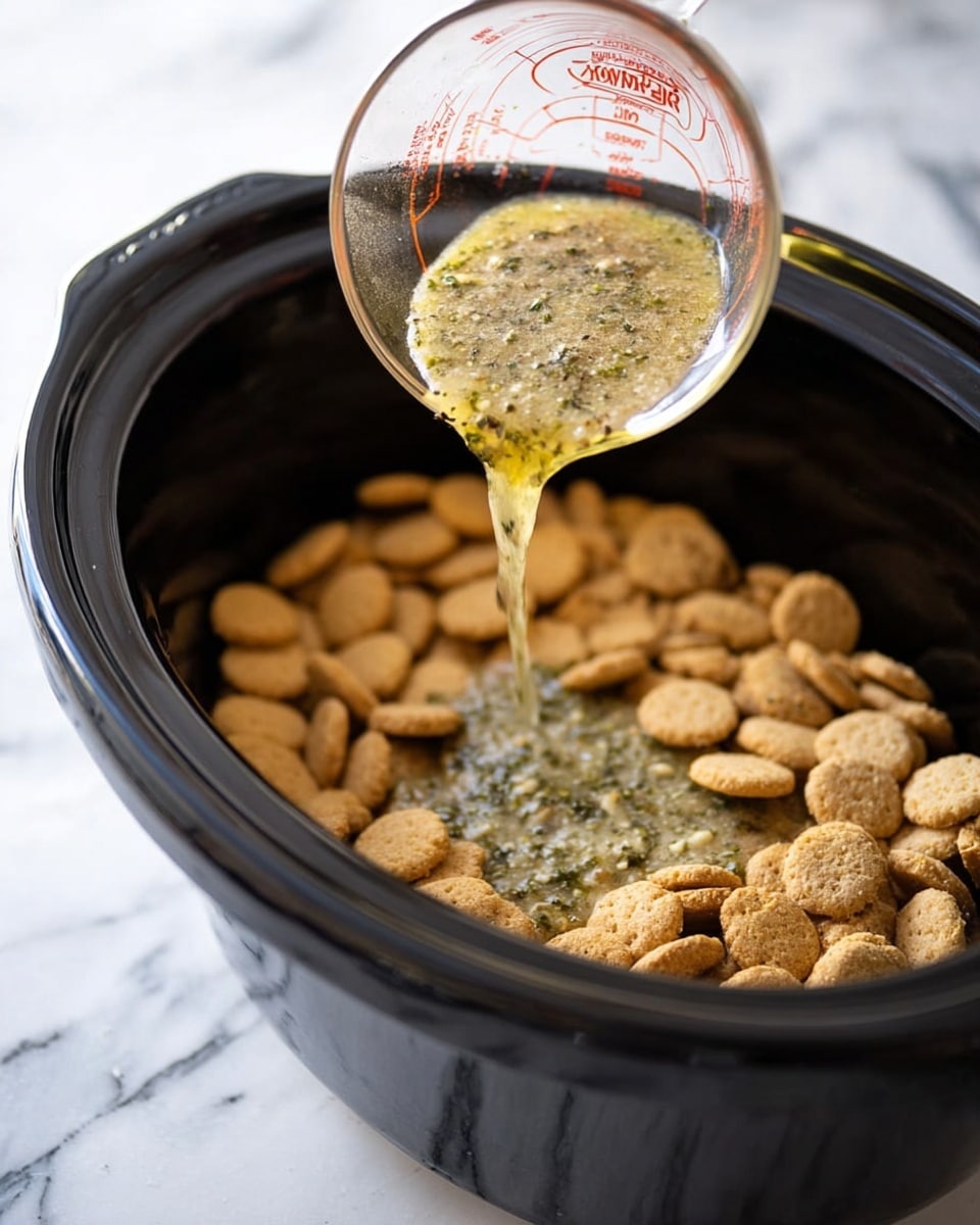 A clear glass jar filled to the top with small round biscuits that have a light golden brown color, some with darker toasted spots and sprinkled with green herbs. The biscuits have slightly scalloped edges and a soft texture visible on some sides. The jar sits on a white marbled surface with a multi-colored cloth underneath, featuring shades of blue, green, beige, and brown in a patchwork pattern. Some biscuits are also scattered loosely on the white marbled surface around the jar. photo taken with an iphone --ar 4:5 --v 7