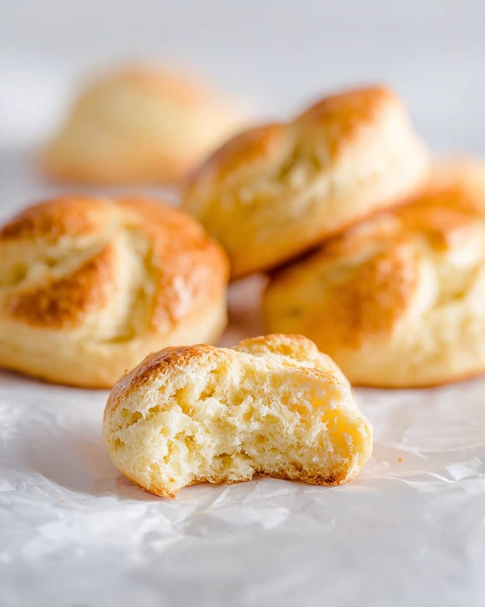 The image shows several golden brown twisted bread rolls with a shiny crust, some topped with white sesame seeds. The rolls are arranged close together on a surface with a white marbled texture. The bread has a soft, smooth texture with a few cracks and a braided or spiral shape, giving each piece a layered look. The colors vary from light beige to deeper golden shades on the top, highlighting the fresh bake. Photo taken with an iphone --ar 4:5 --v 7