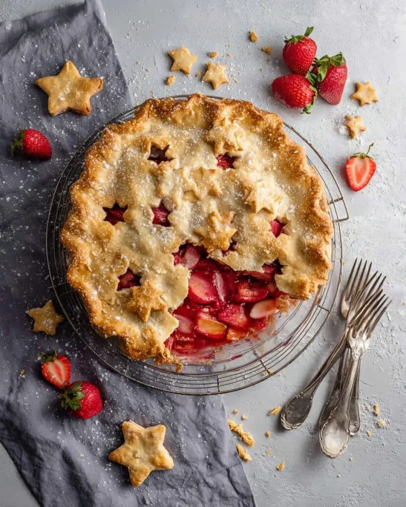 Strawberry-Rhubarb Pie Recipe