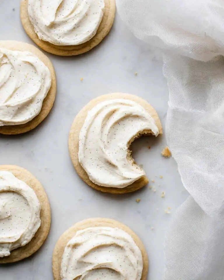 Frosted Vanilla Cookies Recipe