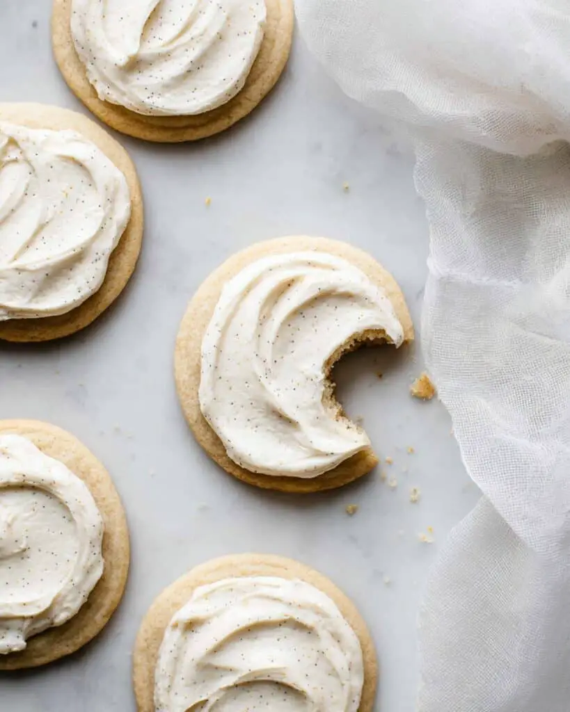 Frosted Vanilla Cookies Recipe