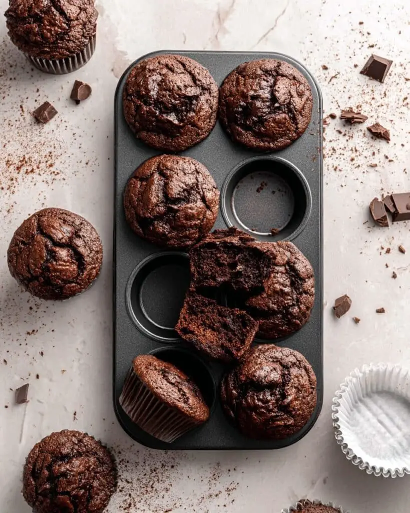 Triple Chocolate Muffins Recipe